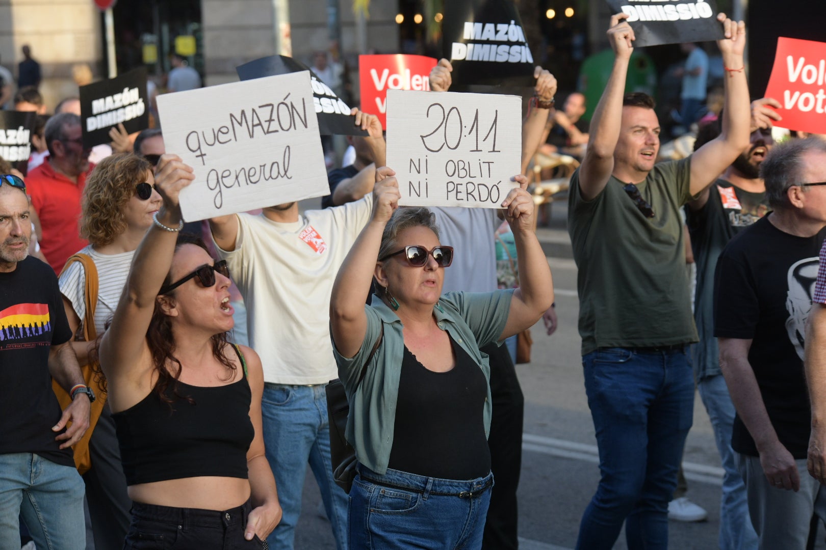 Vuelven las protestas contra Mazón en las vísperas del 29-O