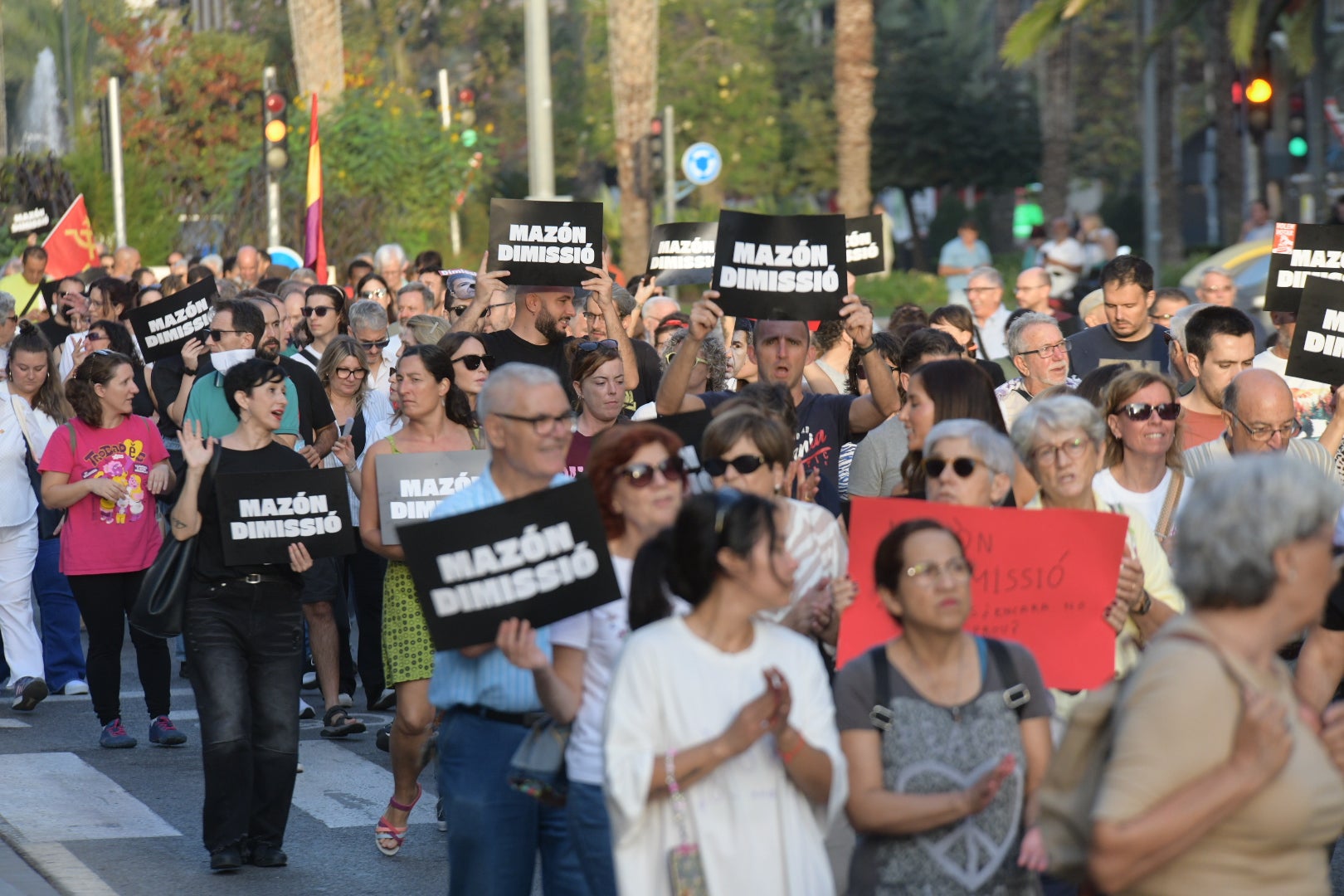 Vuelven las protestas contra Mazón en las vísperas del 29-O