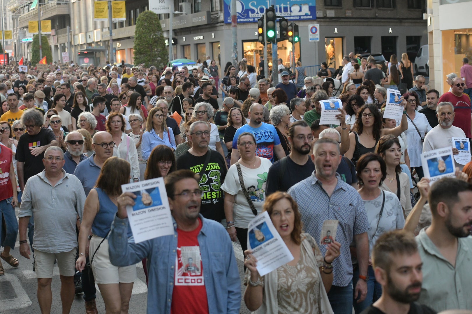 Vuelven las protestas contra Mazón en las vísperas del 29-O