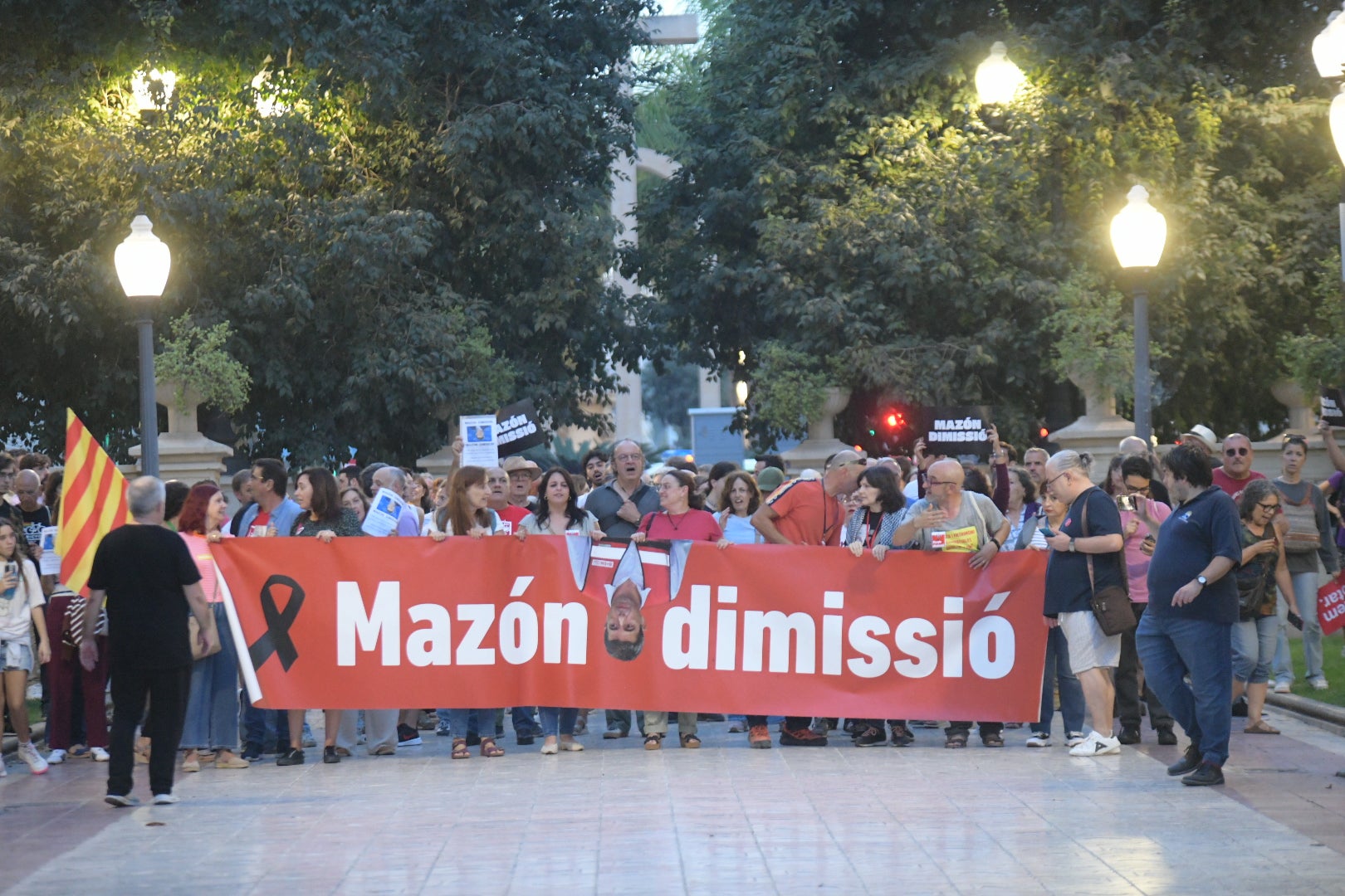 Vuelven las protestas contra Mazón en las vísperas del 29-O