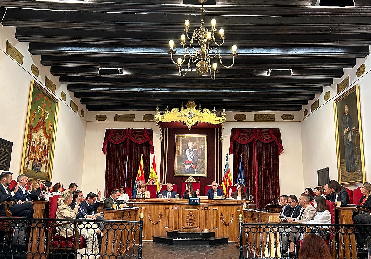 Pleno del Ayuntamiento de Elche.
