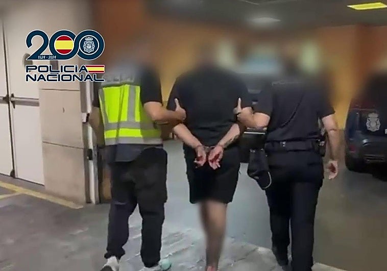 Uno de los detenidos por el crimen de la mujer.