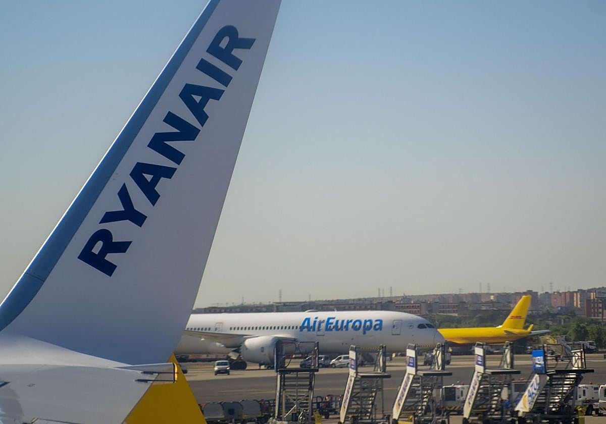 Avión de Ryanair.