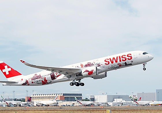 Avión de Swiss International Air Lines.