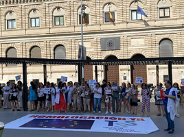 Imagen de archivo de una protesta del colectivo en Alicante.