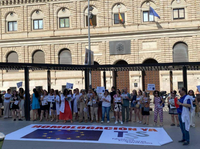 Imagen de archivo de una protesta del colectivo en Alicante.