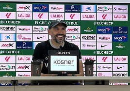 Eder Sarabia transmite ilusión y confianza antes del duelo del Elche CF ante el Barcelona.