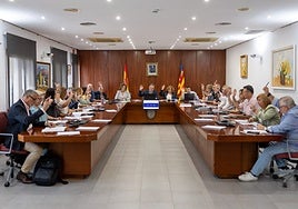 Imagen de la sesión plenaria de l'Alfàs del Pi