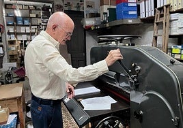 La maquinaria antigua sigue funcionando en Eutimio.