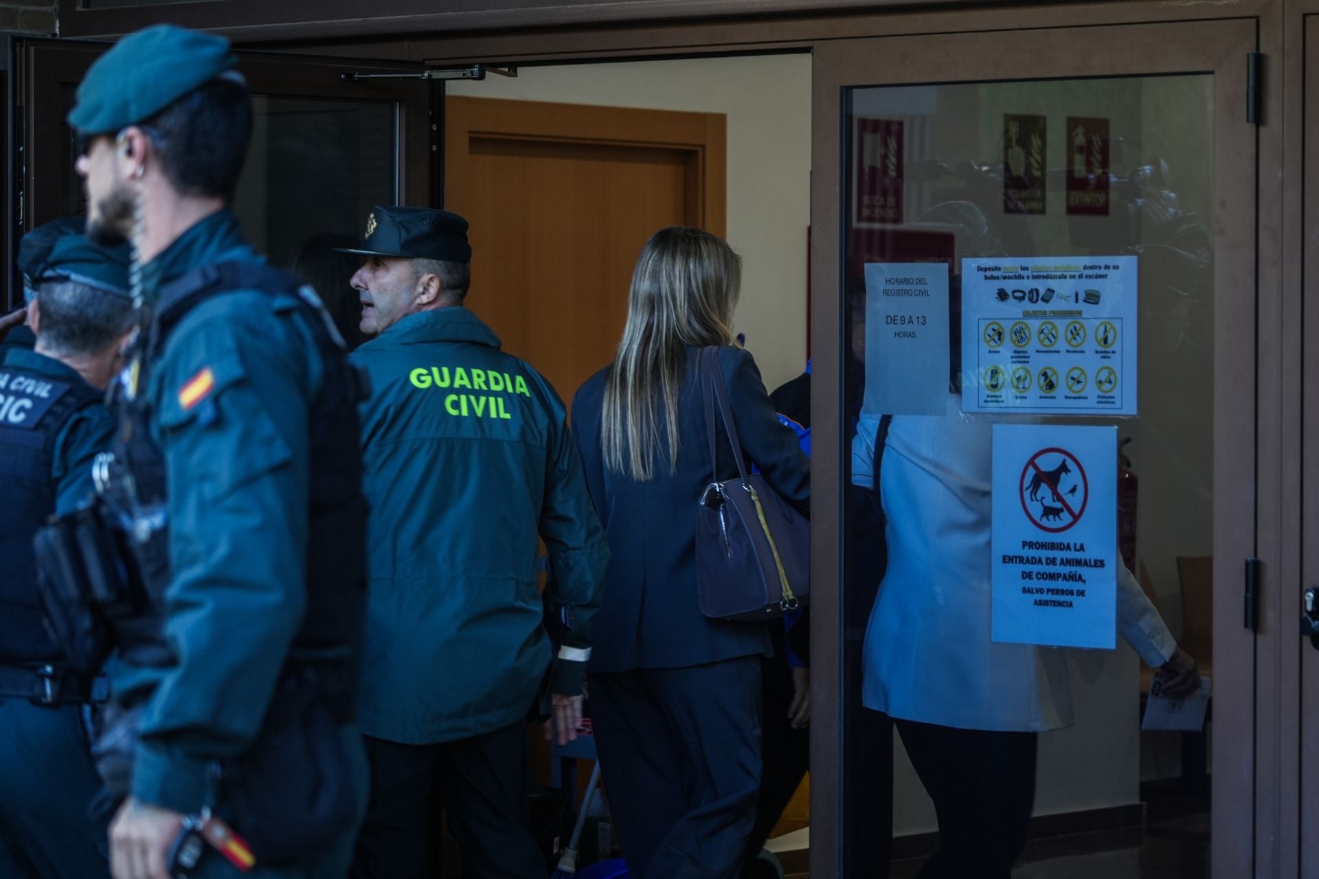 Maribel Vilaplana llega al juzgado para declarar