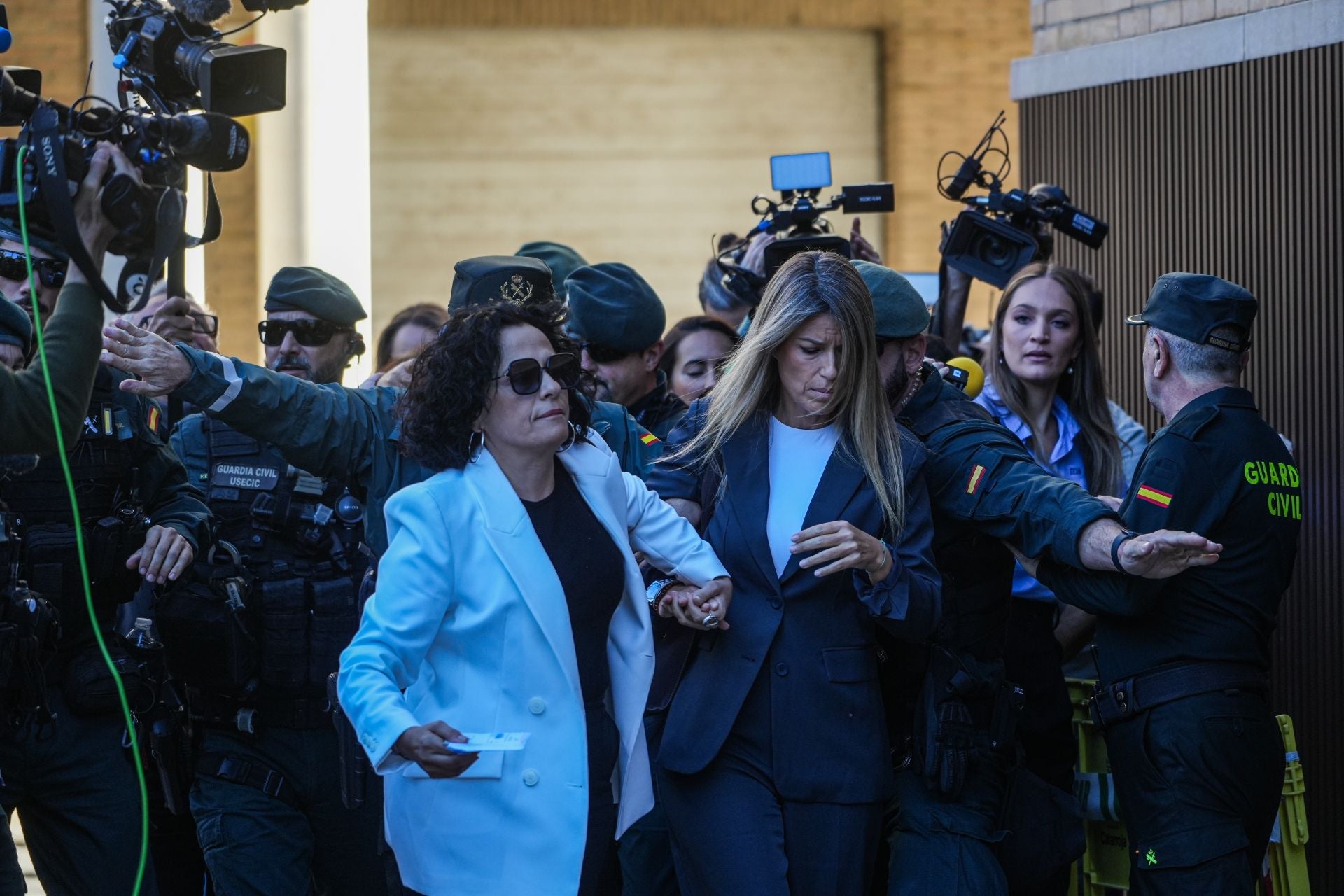 Maribel Vilaplana llega al juzgado para declarar