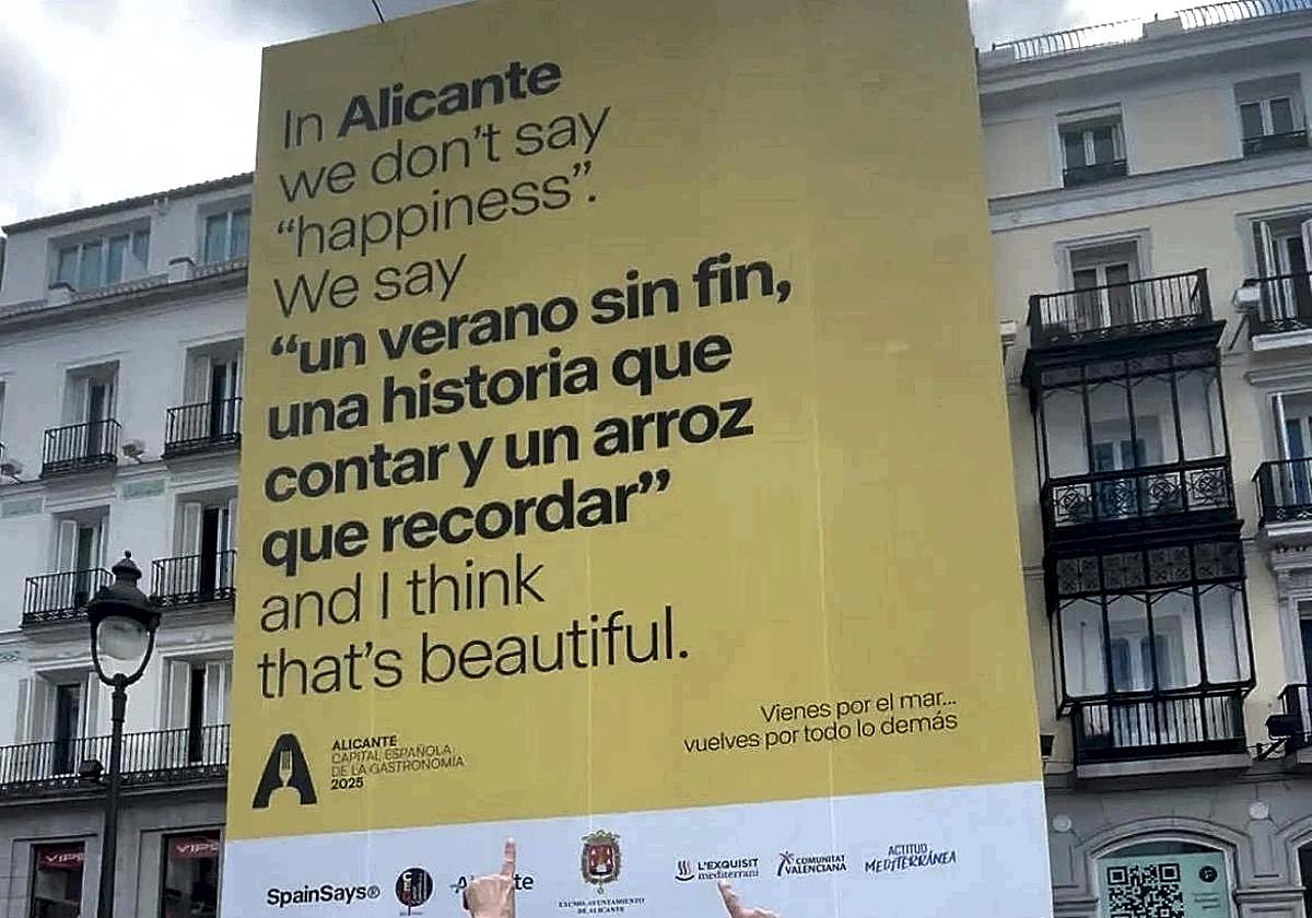 Campaign in Puerta del Sol.