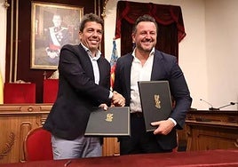 Carlos Mazón y Pablo Ruz.