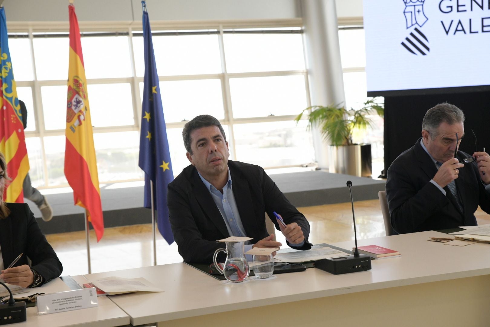 Imagen secundaria 2 - Mazón reúne en Alicante el pleno del Consell en funciones por primera vez desde su dimisión