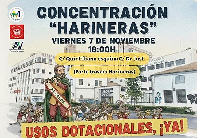 Concentración «Harineras».