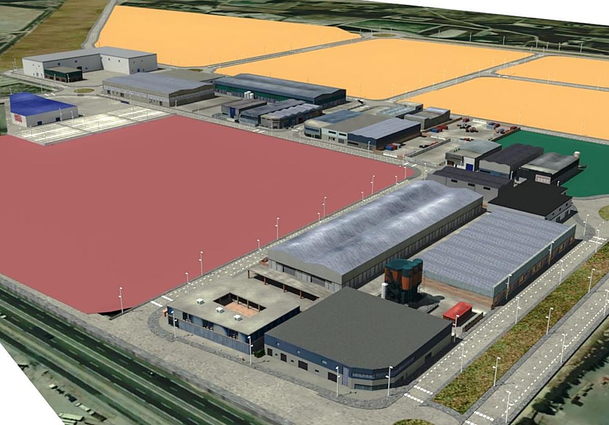 Recreación virtual del proyecto.