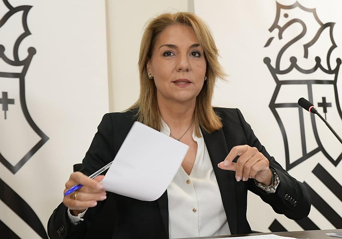 La vicepresidenta del Consell, Susana Camarero, este martes en Alicante.