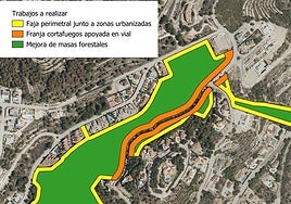 Las actuaciones en La Empedrola reforzarán la prevención de incendios y el mantenimiento de las zonas verdes de Calpe.