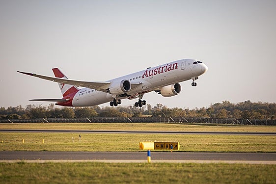 Avión de Austrian Airlines.