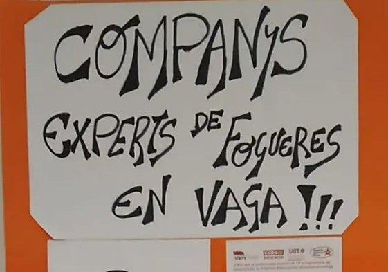 Huelga de profesores expertos en el ciclo superior de Artista fallero y Escenografía.