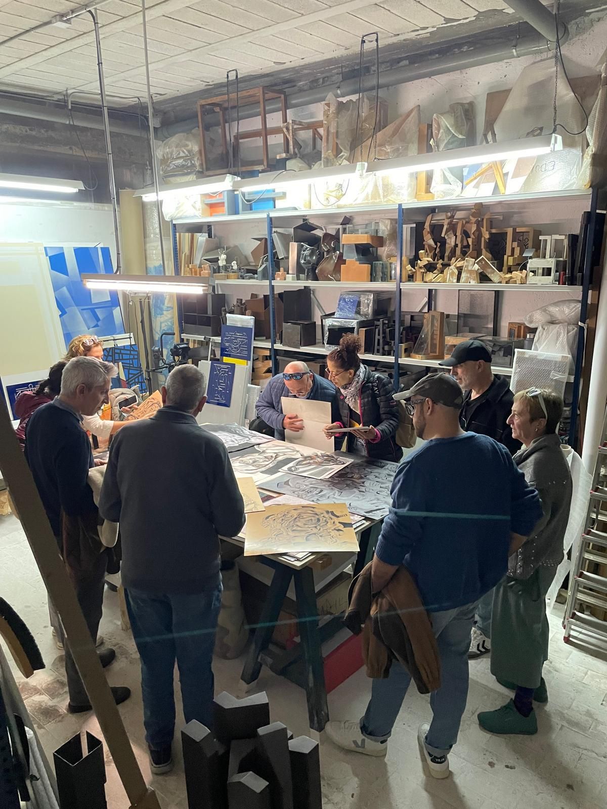 One of the studios in the latest edition of Alacant Open Studios.