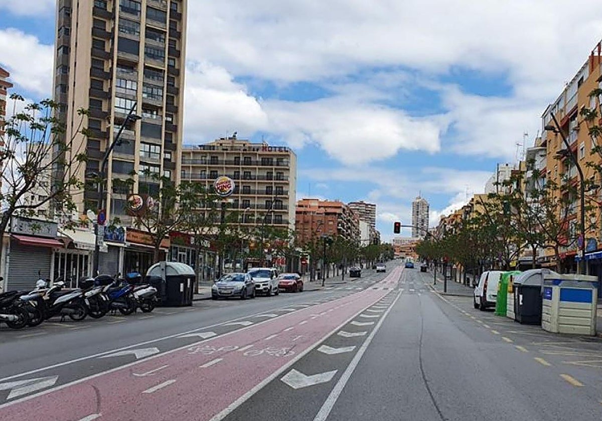 Imagen de la avenida Jaime I