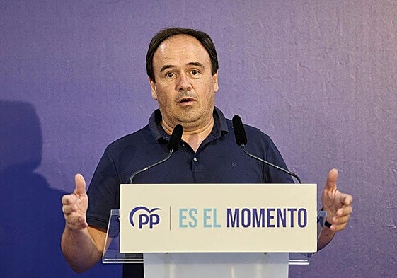 Pérez Llorca, durante un acto del PP.
