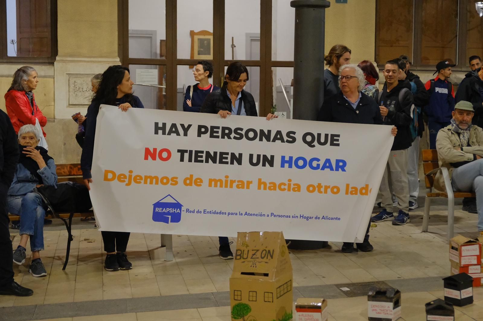 Sin un techo bajo el que vivir