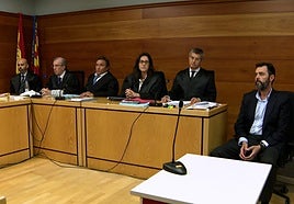 Miguel López, acusado del asesinato de su suegra y luego absuelto, durante el juicio por el 'caso Sala'.