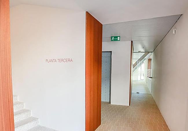 Una de las plantas del Centro 14 tras la reforma.