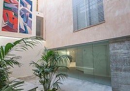 Patio del nuevo Centro 14 de Alicante.