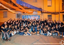 Uno de los eventos de la hoguera Ángeles-Felipe Bergé.