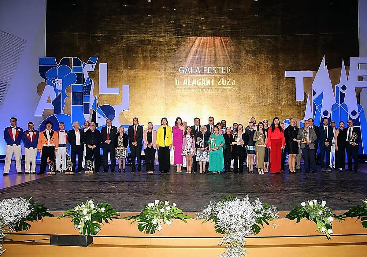 Last edition of the 'Festers d'Alacant' awards in 2023.