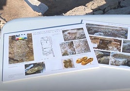 Calzado de esparto de hace 2.300 años en Alicante.