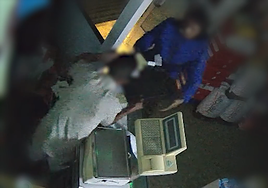 Imágenes del operativo policial.