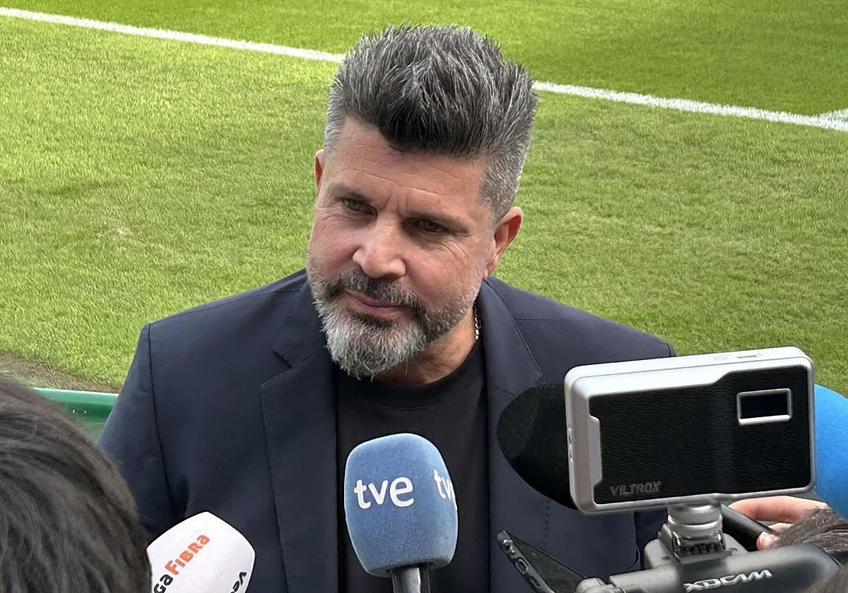 Christian Bragarnik, durante el entrenamiento abierto de la selección argentina en el Martínez Valero.