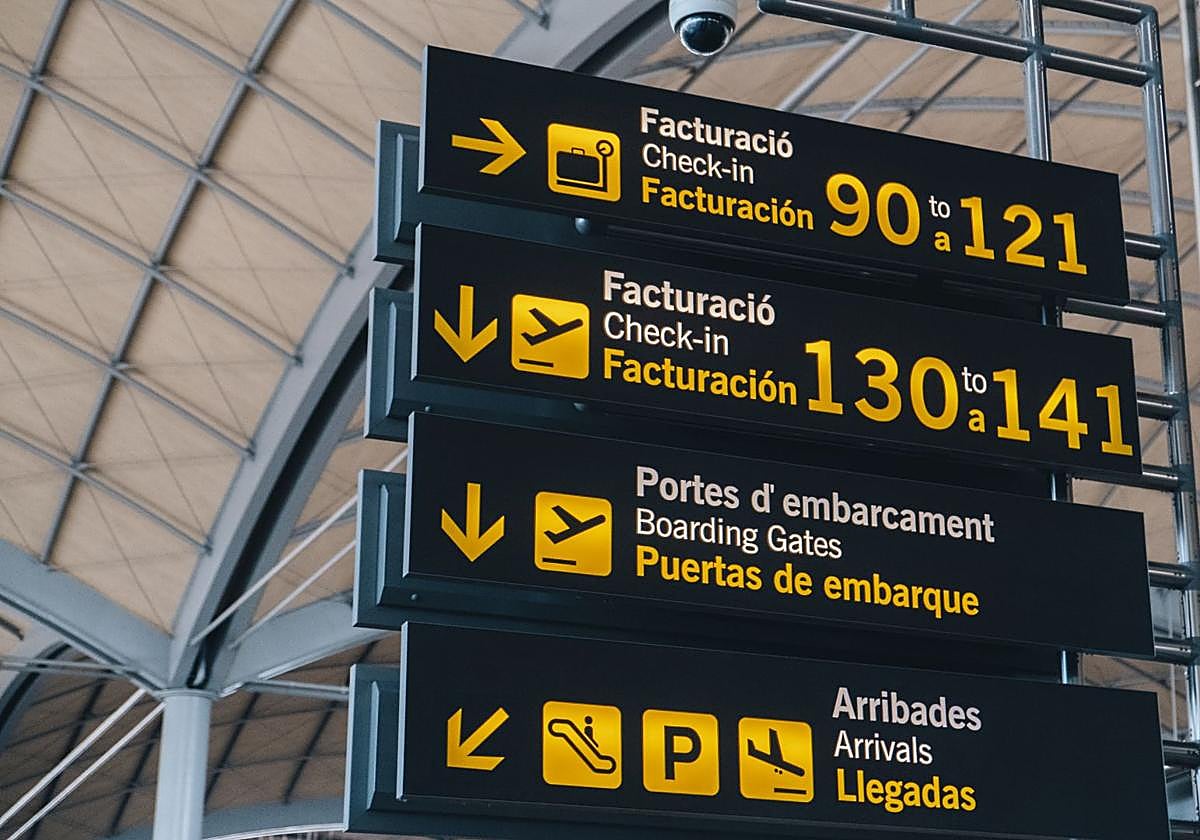 Terminal del aeropuerto de Alicante-Elche.