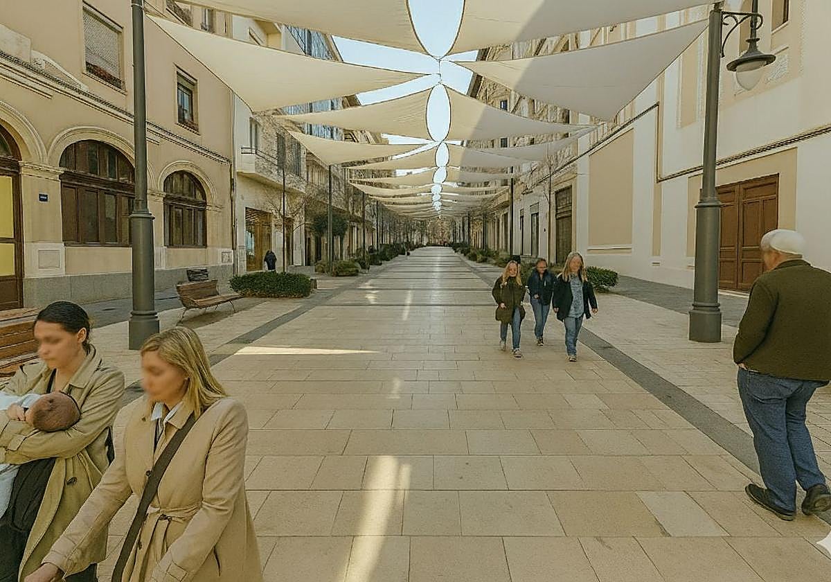 Imagen principal - Alicante's Constitution Avenue to Feature Shade Structures by Summer 2026