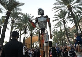 La colosal figura de Aquiles.