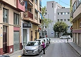 Una de las calles afectadas por los cortes de luz en el barrio La Florida.
