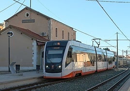 Imagen del Tram en La Vila Joiosa