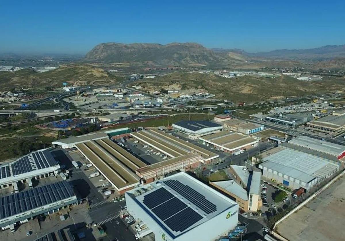 Imagen aérea de Mercalicante.