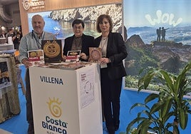 Delegación villenera en la Feria Internacional de Turismo celebrada en Valladolid.