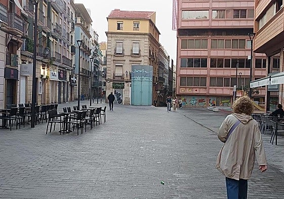 Plaza San Cristóbal de Alicante.