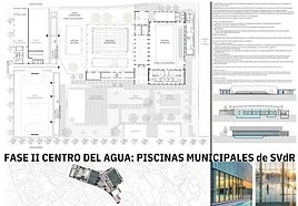 Planos de la fase II del Centro del Agua.