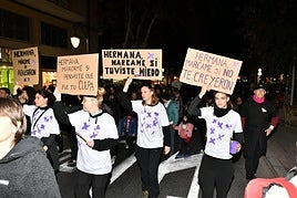 Marcha del 25N en una imagen de archivo.