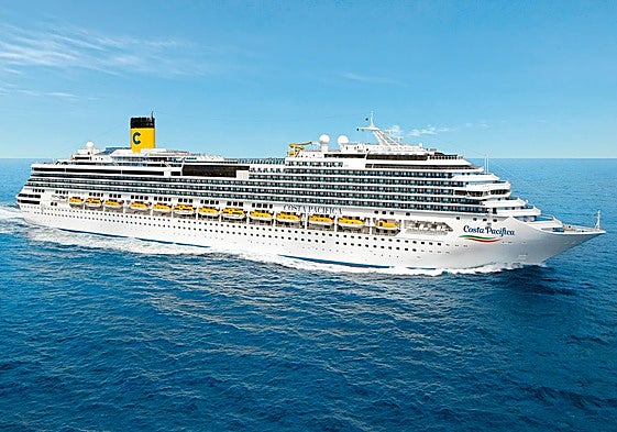El 'Costa Pacífica' contará en 2026 con una nueva ruta por el Mediterráneo que saldrá desde Alicante.