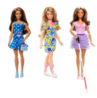 Barbie Fashionistas, de Mattel
