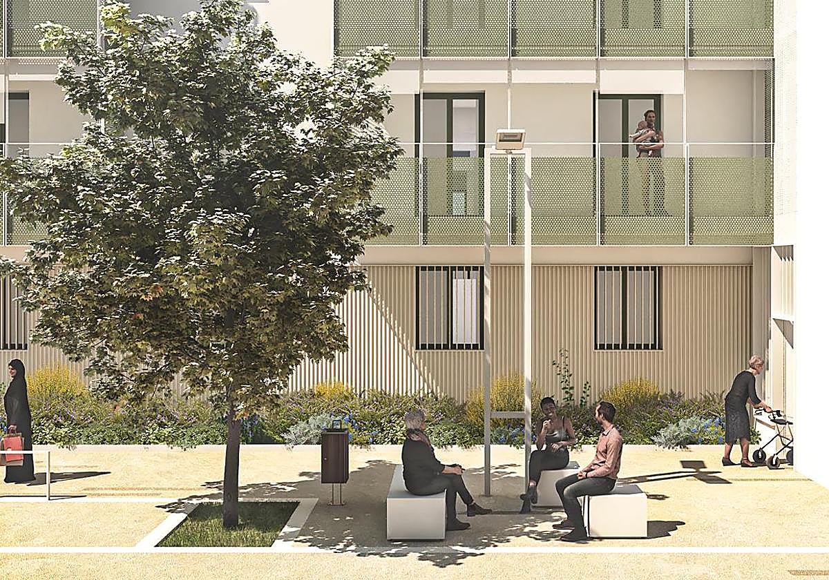 Así será la primera supermanzana de Alicante.