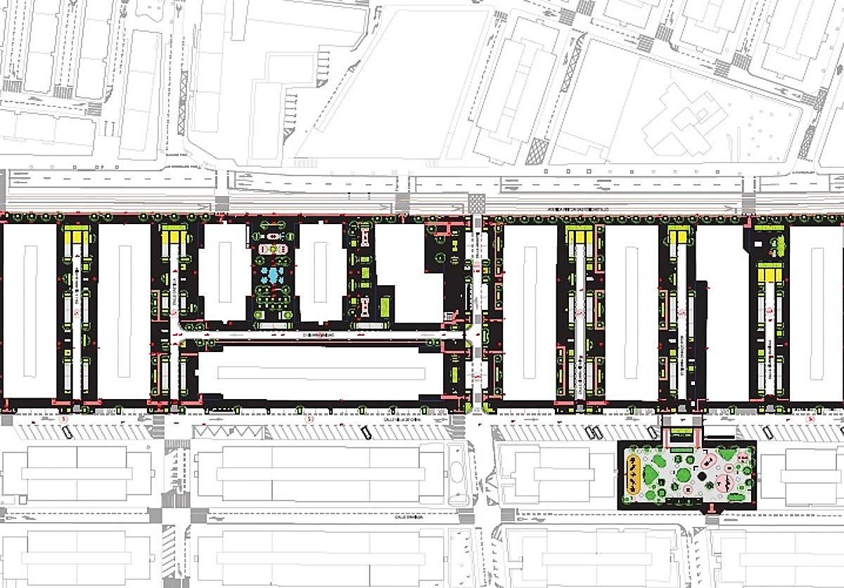 Imagen principal - Las obras de la primera supermanzana de Alicante arrancarán los próximos días